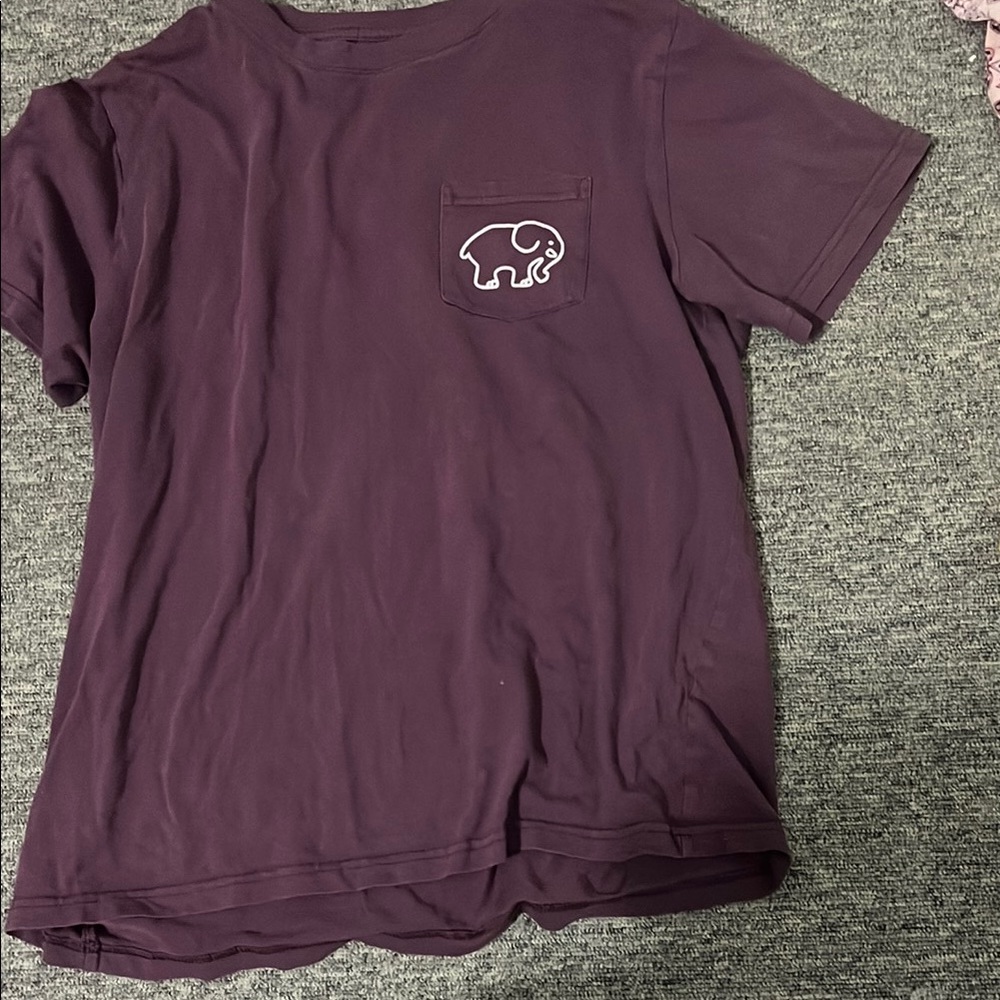 Purple T-Shirt with Elephant Logo